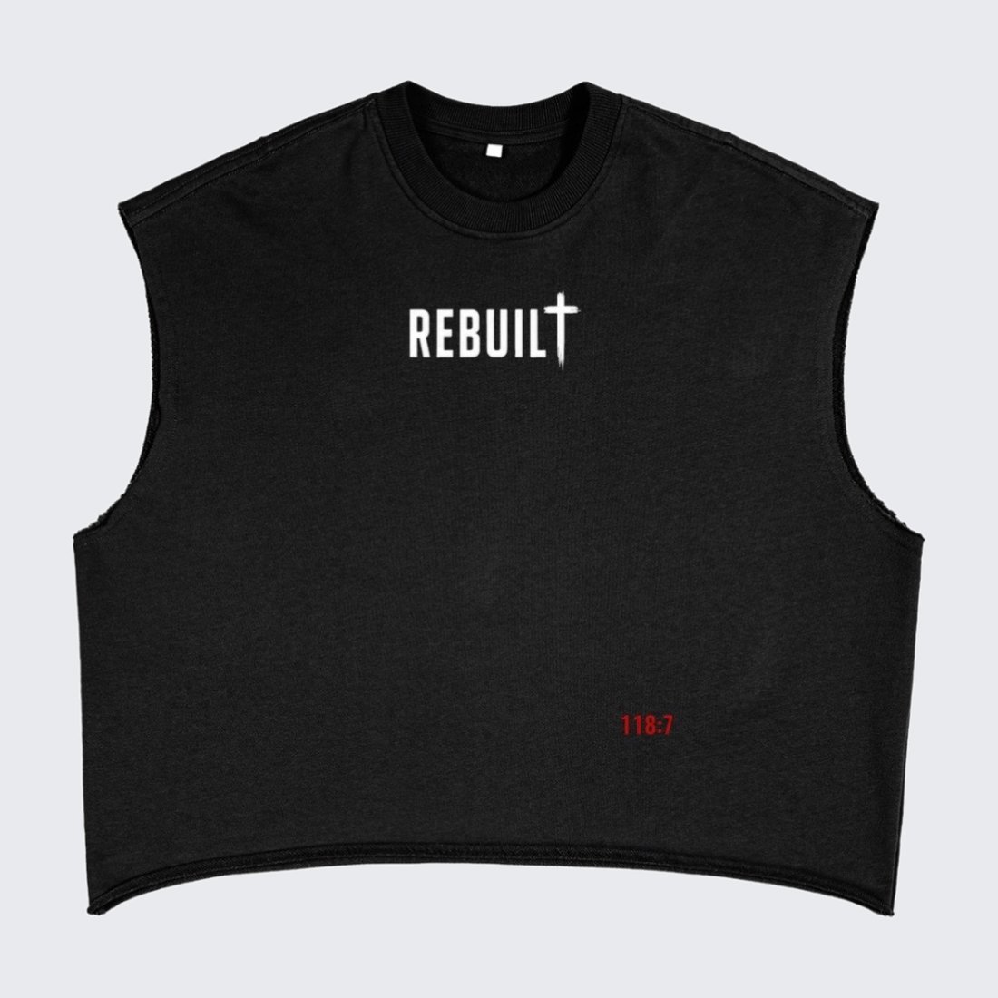 REMNANT Cut-Off Tee — front